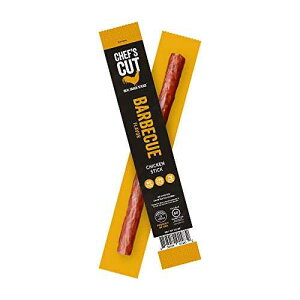 Chef's Cut Real Jerky Chef's Cut Tender Real Snack Chicken Sticks, Barbecue, 1 Ounce (48 Count)
