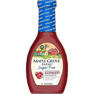 Maple Grove Farms �V���K�[�t���[�T���_�h���b�V���O�A���Y�x���[�r�l�O���b�g�A8�I���X (12�p�b�N) Maple Grove Farms Sugar Free Salad Dressing, Raspberry Vinaigrette, 8 Ounce (Pack of 12)