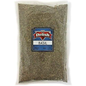 �C�b�c�f���b�V���̊����o�W���̗t (8�I���X) It's Delish Dried Basil Leaves by Its Delish (8 Oz)