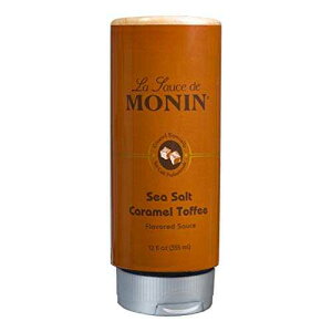 Monin - Sea Salt Caramel Toffee, Rich & Buttery Flavor with Creamy Caramel Notes, Great for Coffee, Milkshakes, & Dessert Cocktails (12 oz)