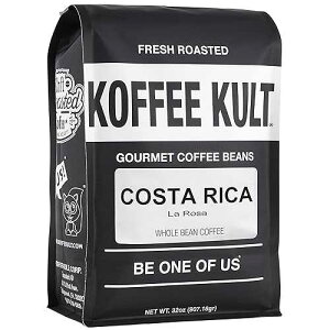 Koffee Kult Costa Rican La Rosa - Medium Roast Single Origin Coffee Beans 100% Arabica Specialty Coffee (32oz)
