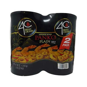 4C �v���[���a���p���� 2�� 4C Plain Japanese Style Panko Bread Crumbs, 2 Pack