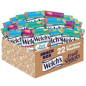 Welch's Fruit Snacks, Variety Pack with Mixed Fruit, Island Fruits & Berries 'n Cherries, Gluten Free, 2.25 oz Bags (Pack of 22)