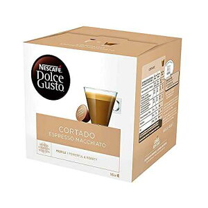 Dolce Gusto - �R�[�q�[�J�v�Z���A�R���^�[�h �G�X�v���b�\ �}�L�A�[�g�A1.86 �I���X�A(3 �p�b�N) Nescaf Dolce Gusto - Coffee Capsules, Cortado Espresso Macchiato, 1.86 Oz., (Pack of 3)