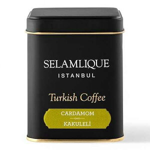 Selamlique Istanbul Turkish Coffee (4.40oz) Ultra Fine Ground (Cardamom)