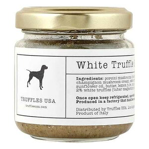 TRUFFLES USA �z���C�g�g�����t�\�[�X 80g - �C�^���A�A�� - �����H�i �g�����t�\�[�X TRUFFLES USA White Truffle Sauce 2.82 oz (80g) - Imported from Italy - Specialty Food Truffle Sauce