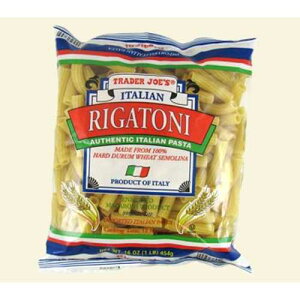 �g���[�_�[�W���[�Y �C�^���A�� ���K�g�[�j �p�X�^ (3�{��) Trader Joe's Italian Rigatoni Pasta (pack of 3)