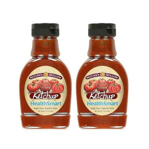 Nature's Hollow HealthSmart Sugar Free Ketchup: No Sugar Added, Low Calorie, Keto, Gluten Free, Low Sodium, Xylitol-Sweetened, Diabetic & Low-Calorie Diets 8oz (2pack)