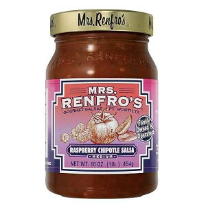 Mrs. Renfro's ���Y�x���[ �`�|�g�� �T���T�A16 �I���X (4 �p�b�N) Mrs. Renfro's Raspberry Chipotle Salsa, 16 oz (4 Pack)