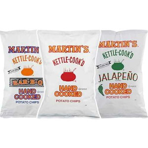 Martin's Potato Chips Martin's Kettle-Cook'd Original, BBQ & Jalapeno Potato Chips Variety 3-Pack- 8 oz. Bags