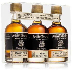 Mount Mansfield Maple Products Mansfield Maple 3-Pack 50ml Barrel Aged Sampler Set