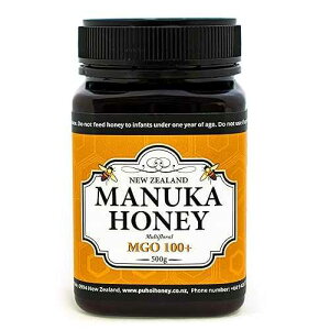 �j���[�W�[�����h�Y 100% �s���A �}�k�J�n�j�[ MGO 100+ 500g (17.6�I���X) Puhoi Honey New Zealand 100% Pure Manuka Honey MGO 100+ 500g (17.6oz)