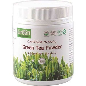 Absolute Green �I�[�K�j�b�N�Ζ����p�E�_�[�A150 g T.J. Clark Absolute Green Organic Green Matcha Tea Powder, 150 g