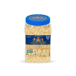Golden Crown Specially Selected Orzo Pasta - 32 Oz (2 Lb) | Natural Rice-Shaped Orzo For Soups, Breakfast Bowls, & Salads | Cooks In A Few Minutes | Goodness To All Your Recipes
