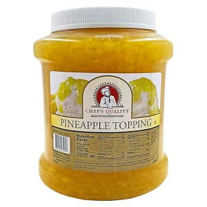 Chef's Quality Pineapple Ice Cream Topping 5 Pounds