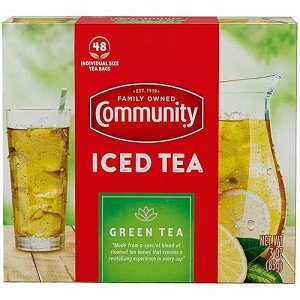 Community Coffee Green Tea, 576 Individual Size Tea Bags, 48 Count (Pack of 12)