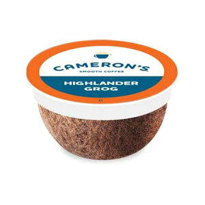 Cameron's Coffee Single Serve Pods, Flavored, Highlander Grog, 32 Count
