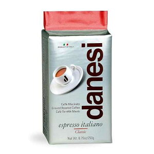 D DANESI CAFFE Danesi Caffe Italian Ground Coffee - Fine Medium Roast Espresso Coffee Grounds for Moka Pot, French Press, and Drip Brew - Classic (8.75 oz, 1 Pack)