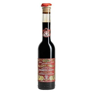 Giusti Balsamic Vinegar of Modena IGP - 3 Gold Medals Gran Deposito, Matured, Thick & Balanced Authentic Italian Gourmet Aceto Balsamico di Modena IGP, Made in Italy - 8.45 fl oz (250 ml) - Pack of 1 Giusti Bals
