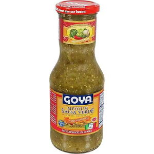Goya Foods Salsa Verde Authentic Mexican Tangy Green Salsa Medium, 17.6 Ounce (Pack of 12), Natural