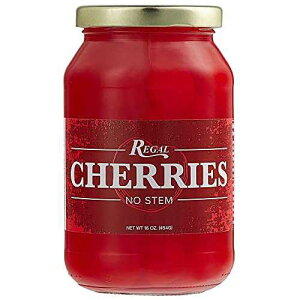 ���[�K�� 16�I���X �s�̂Ȃ��Ԃ��}���X�L�[�m�`�F���[ TableTop King Regal 16 oz. Red Maraschino Cherries without Stems