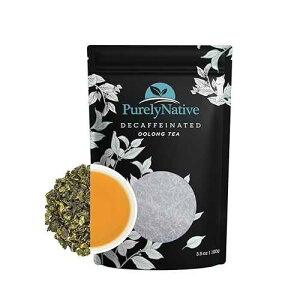 TRYVERA Decaffeinated Oolong Tea Loose Leaf, Great For Hot Brew, Iced Or Kombucha Tea Loose Leaf Decaf Oolong Tea Leaves 3.5oz (About 40+ Cups)