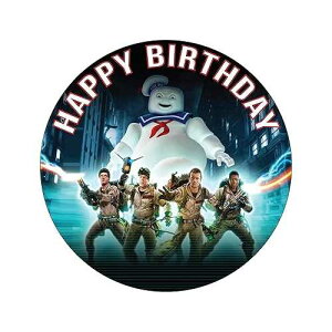 HAPPY CHOICES 7.5 Inch Edible Cake Toppers Spooky Ghost Chasers Inspired Birthday Party Collection of Edible Cake Decorations