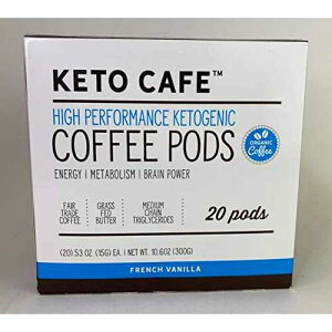 Keto Cafe Coffee Pods - French Vanilla -20 Pods