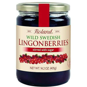 ���[�����h �����S���x���[�A14.3 �I���X Roland Foods Roland Lingonberries, 14.3 oz
