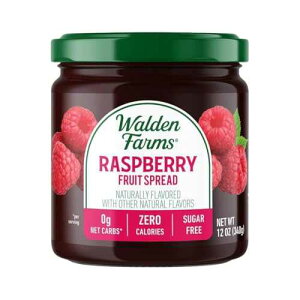 Walden Farms Raspberry Fruit Spread ? Zero Calorie, Low Carb, Keto-Friendly, Vegan, Sugar-Free, Bold Raspberry Flavor ? 12 oz Bottle