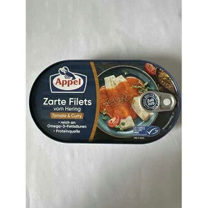 �A�y�� �j�V���̐؂�g�̃g�}�g&�J���[�\�[�X - 200g Appel Herring Fillets in Tomato & Curry Sauce-200g