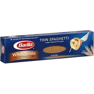 Barilla Whole Grain Pasta, Thin Spaghetti, 16oz,(Pack of 4)