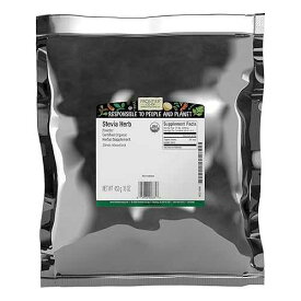 Frontier Co-op Stevia Herb Powder, 1lb Bulk Bag, Certified Organic 100% Pure Stevia Powder Ideal for Baking, Coffee, and Tea No Fillers, Kosher