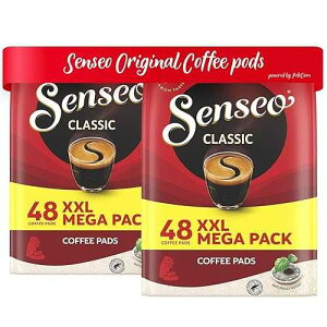Senseo Classic Medium Roast Coffee Pods ? 96 Count (2 Packs) ? Smooth & Balanced Flavor with Rich Crema ? Single-Serve Coffee Pads Compatible with Senseo & PeleCom Machines