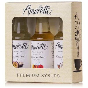 ???? ???? ???? ?? 750ml 3? Amoretti - Tropical Syrups 3 Pack