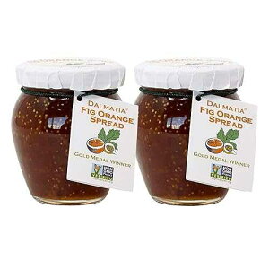 Dalmatia Orange Fig Spread, 8.5 oz Mediterranean Citrus & Fig Blend All-Natural, Non-GMO Perfect for Cheese Boards, Glazes, and Breakfast Product of Croatia (Pack of 2)