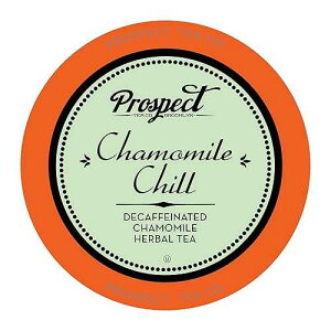 Prospect Tea Co. Decaffeinated Chamomile Chill Herbal Tea Pods Compatible with K Cup Brewers Including 2.0, 40 Count