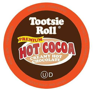 Tootsie Roll Hot Chocolate Pods, Single Serve Premium Cocoa, Compatible with 2.0 K-Cup Brewers, 12 Count (Pack of 6)