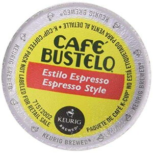 �J�t�F �o�X�e�� K-�J�b�v - �G�X�v���b�\ �X�^�C�� - 72 �J���b�g Cafe Bustelo K-Cups - Espresso Style - 72 ct