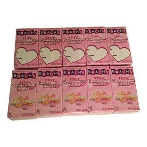 Brach's �^�C�j�[ �J���o�Z�[�V���� �n�[�c�A0.75 �I���X �{�b�N�X (20 �p�b�N) Brach's Tiny Conversation Hearts, 0.75 oz Boxes (Pack of 20)