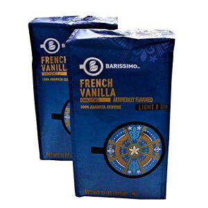 �o���V�� �t�����`�o�j�� �O���E���h�R�[�q�[ 100% �A���r�J�R�[�q�[ ���C�g���[�X�g Barissimo French Vanilla Ground Coffee 100% Arabica Coffee Light Roast
