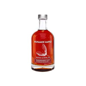 Runamok Maple Syrup Organic Sugarmaker's Cut - Grade A Vermont Maple Syrup, Amber Color, Rich Taste Pure Organic Maple Syrup & 100% Natural Classic Breakfast & Pancake Syrup 12.68 Fl Oz (375mL)