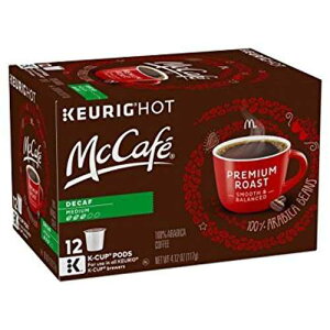 McCafe �f�B�J�t�F �v���~�A�� ���[�X�g �~�f�B�A�� K �J�b�v �|�b�h�A4.12 �I���X 12�J�E���g (3����) [�����p�b�P�[�W] McCafe McCafe Decaf Premium Roast Medium K-Cup Pods, 4.12 oz. - 12 Count (Pack of 3) [Retail Pack