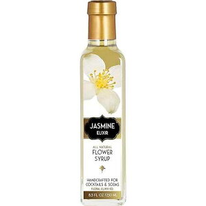 Floral Elixir Co. - All Natural FLOWER Syrup for Cocktails & Sodas, 8.5 oz (Jasmine)