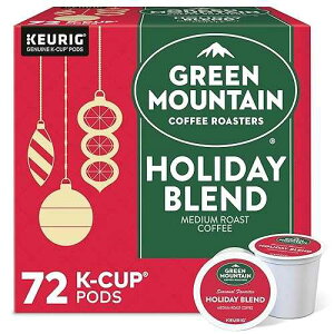 Green Mountain Coffee Roasters Holiday Blend, Keurig Single Serve K-Cup Pods, 72 Count (6 Packs of 12)