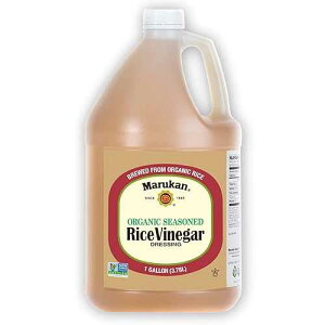 Marukan Organic Seasoned Rice Vinegar, 1 Gallon (Pack of 1)