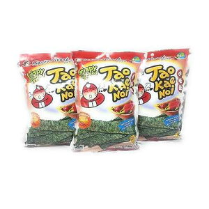 �^�I�P�[�m�C �p���p���C�� �z�b�g&�X�p�C�V�[�� 32g 3�p�b�N Tao Kae Noi Crispy Seaweed Hot & Spicy Flavor 32g, 3 Pack
