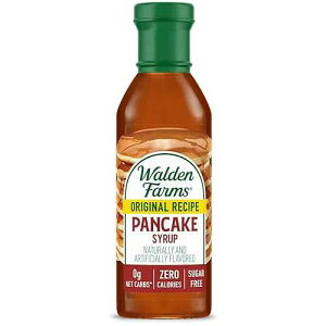 Walden Farms Pancake Syrup ? Perfect for Pancakes, Waffles, Desserts ? Zero Calorie, Sugar-Free, Low Carb, Keto-Friendly, Gluten-Free, Vegan ? 12 oz Bottle