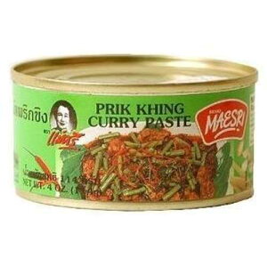 Maesri �^�C�̃v���b�N�L���J���[ - 4 �I���X x 2 �ʁA�`�� MAESRI Brand Maesri Thai prik khing curry - 4 oz x 2 cans, Chili