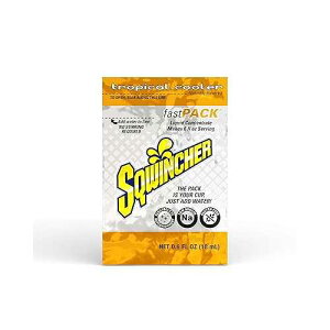 Sqwincher Fast Pack Liquid Concentrate, Tropical Cooler, .6 fl oz (4 Packs of 50)